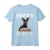 Happy Easter Manchester Terrier Razza Cane - Maglietta Divertente per Uomini, Donne e Bambini - Ideale per Festeggiare la Pasqua con la Famiglia