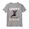 Happy Easter Manchester Terrier Razza Cane - Maglietta Divertente per Uomini, Donne e Bambini - Ideale per Festeggiare la Pasqua con la Famiglia