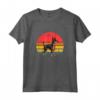 Manchester Terrier Tramonto Retro - Design Vintage Mamma Papà Maglietta per Amanti dei Cani - Ideale per Regali di Natale o Compleanni