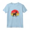Manchester Terrier Tramonto Retro - Design Vintage Mamma Papà Maglietta per Amanti dei Cani - Ideale per Regali di Natale o Compleanni