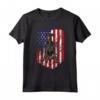 Bandiera Americana Terrier Di Manchester USA Maglietta - Divertente T-shirt con Manchester Terrier per il 4 luglio
