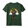 Dono Del Leprecauno Manchester Terrier Maglietta - Design Divertente per Amanti dei Cani - San Patrizio