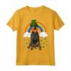 Dono Del Leprecauno Manchester Terrier Maglietta - Design Divertente per Amanti dei Cani - San Patrizio