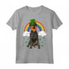 Dono Del Leprecauno Manchester Terrier Maglietta - Design Divertente per Amanti dei Cani - San Patrizio