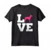 Maglietta Manchester Terrier Love - Ideale per Amanti dei Cani e Appassionati di Manchester Terrier - Leggera e Comoda