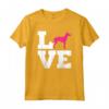 Maglietta Manchester Terrier Love - Ideale per Amanti dei Cani e Appassionati di Manchester Terrier - Leggera e Comoda
