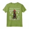 Buon Natale Manchester Terrier Ugly Christmas Maglietta - Regalo per Amanti dei Cani - Merry Christmas Ornament Xmas Santa Design