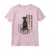 Bandiera USA Camuffamento Manchester Terrier Maglietta - Cane Patriottico 4th Of July - Regalo Unico per Amanti dei Cani