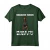 Manchester Terrier Makes Me Happy - Maglietta per Amanti dei Cani - Ideale per Passeggiate con i Tuoi Amici a Quattro Zampe