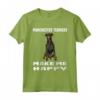 Manchester Terrier Makes Me Happy - Maglietta per Amanti dei Cani - Ideale per Passeggiate con i Tuoi Amici a Quattro Zampe
