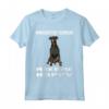 Manchester Terrier Makes Me Happy - Maglietta per Amanti dei Cani - Ideale per Passeggiate con i Tuoi Amici a Quattro Zampe