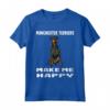 Manchester Terrier Makes Me Happy - Maglietta per Amanti dei Cani - Ideale per Passeggiate con i Tuoi Amici a Quattro Zampe