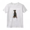 Manchester Terrier Makes Me Happy - Maglietta per Amanti dei Cani - Ideale per Passeggiate con i Tuoi Amici a Quattro Zampe