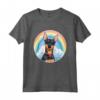 Manchester Terrier Carino Arcobaleno - Design Kawaii Maglietta per Amanti dei Cani - Regalo Unico Pride Colors
