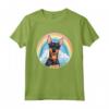 Manchester Terrier Carino Arcobaleno - Design Kawaii Maglietta per Amanti dei Cani - Regalo Unico Pride Colors
