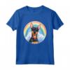 Manchester Terrier Carino Arcobaleno - Design Kawaii Maglietta per Amanti dei Cani - Regalo Unico Pride Colors