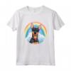 Manchester Terrier Carino Arcobaleno - Design Kawaii Maglietta per Amanti dei Cani - Regalo Unico Pride Colors