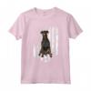 Bandiera Americana Bianca Manchester Terrier Maglietta - Design Divertente per Cani - Ideale per il 4th of July