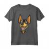Manchester Terrier | Cartoon Artwork Maglietta - Il tuo amico a quattro zampe in primo piano