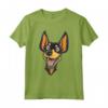 Manchester Terrier | Cartoon Artwork Maglietta - Il tuo amico a quattro zampe in primo piano