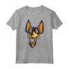 Manchester Terrier | Cartoon Artwork Maglietta - Il tuo amico a quattro zampe in primo piano