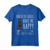 Manchester Terrier Cani Mi Redono Felice Maglietta - Design Divertente per Amanti dei Cani - Regalo per Cani con Scritta Divertente