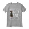 Manchester Terrier Cani Mi Redono Felice Maglietta - Design Divertente per Amanti dei Cani - Regalo per Cani con Scritta Divertente
