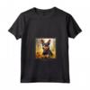 Manchester Terrier Cane Giardino Fiori Dipinto Pet Mamma Papà Maglietta - Regalo Unico per Amanti dei Manchester Terrier