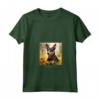 Manchester Terrier Cane Giardino Fiori Dipinto Pet Mamma Papà Maglietta - Regalo Unico per Amanti dei Manchester Terrier