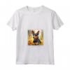 Manchester Terrier Cane Giardino Fiori Dipinto Pet Mamma Papà Maglietta - Regalo Unico per Amanti dei Manchester Terrier