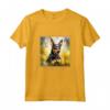 Manchester Terrier Cane Giardino Fiori Dipinto - Maglietta Orgoglioso Proprietario di un Manchester Terrier - Regalo per Genitori di Cani
