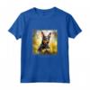 Manchester Terrier Cane Giardino Fiori Dipinto - Maglietta Orgoglioso Proprietario di un Manchester Terrier - Regalo per Genitori di Cani