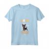 Donna Casa - Manchester Terrier Maglietta con Collo a V - Slogan Home is where my Toy Manchester Terrier is - Ideale per Amanti dei Cani