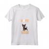 Donna Casa - Manchester Terrier Maglietta con Collo a V - Slogan Home is where my Toy Manchester Terrier is - Ideale per Amanti dei Cani