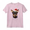 Manchester Terrier Dog Divertente Woofy Christmas Design - Maglietta Leggera per Natale - Ideale per Amanti del Manchester Terrier