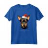 Manchester Terrier Dog Divertente Woofy Christmas Design - Maglietta Leggera per Natale - Ideale per Amanti del Manchester Terrier