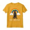 Unicorno Arcobaleno Magico Manchester Terrier Maglietta - Regalo Divertente per Amanti dei Cani