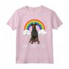 Unicorno Arcobaleno Magico Manchester Terrier Maglietta - Regalo Divertente per Amanti dei Cani