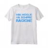 Maglietta Coppia Divertente - Mia Moglie Ha Sempre Ragione - T-shirt con Scritte Ironiche - Ideale Regalo per Marito e Moglie - HapTiger