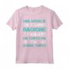 Maglia Sarcastica Mia Moglie Ha Sempre Ragione - T-shirt Divertente per Coppia - Idea Regalo Originale per Marito e Moglie