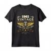 T-shirt Vintage 1961 da Uomo - Regalo Compleanno Edizione Limitata - Legend Since 1961 - Ideale per Natale