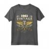 T-shirt Vintage 1961 da Uomo - Regalo Compleanno Edizione Limitata - Legend Since 1961 - Ideale per Natale