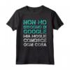 Magliette Divertenti Manica Corta Non Ho Bisogno Di Google - T-shirt per Coppia con Frasi Ironiche - Ideale Regalo per Marito e Moglie