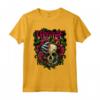 HapTiger Skull Rose e Red Blood Horror Maglietta - Regalo di San Valentino per gli Amanti del Genere - Camicia Unisex Gotica e Originale