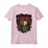 HapTiger Skull Rose e Red Blood Horror Maglietta - Regalo di San Valentino per gli Amanti del Genere - Camicia Unisex Gotica e Originale