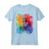 La Madonna Tshirt - Santa Vergine Maria Camicia Acquerello Maglietta - Regalo Religioso di Natale per Devoti