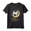 Love Mastino Tibetano To The Moon Maglietta - Design per Uomini, Donne e Bambini - HapTiger