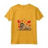Donna Mastino tibetano Cane Con Peluche Do-khyi Maglietta con Collo a V - Divertente Design per Amanti dei Cani - Ideale come Regalo