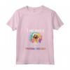 Donna Mondo colorato Mastino tibetano - Maglietta con Collo a V per Amanti dei Cani - Ideale come Regalo per Compleanno o Natale