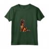 Donna Mastino Tibetano Maglietta con Collo a V - Illustrazione Canina Unica - Leggera e Comoda